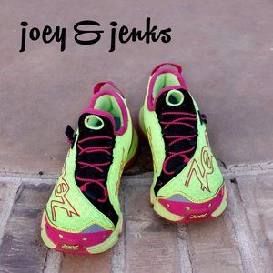 Zoot Triathlon Yellow Pink Black Ultra TT 7.0 Running Sneakers Shoes Sz 10.5